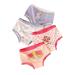 4-Pack Little Girls Soft Cotton Underwear Kids Breathable Comfort Panty Briefs Toddler Undies 2-10 Years