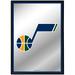 Utah Jazz 27" x 19" Framed Mirrored Wall Sign