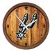 San Antonio Spurs 20.25" Faux Barrel Top Clock