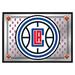 LA Clippers 27" x 19" Framed Mirrored Wall Sign