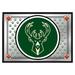 Milwaukee Bucks 27" x 19" Framed Mirrored Wall Sign