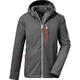 KILLTEC Kinder Softshell Jacke mit Kapuze KOS 61 BYS SFTSHLL JCKT, Größe 116 in Grau