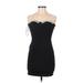 Forever 21 Cocktail Dress - Mini: Black Dresses - Women's Size Medium