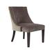 Brown Fabric And Wood Traditional Dining Chair Dining Chair by Quinn Living in Brown