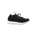 J/Slides Sneakers: Black Print Shoes - Women's Size 6 - Almond Toe