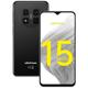 Ulefone Mobile Phones SIM Free Unlocked, Note 15 Android 12 Dual SIM Phone, 5GB 32GB/64GB SD, 6.22 inch 60Hz Display, Three Card Slots, 4000mAh Type C, Face Unlock, 8MP Camera, UK Version, Black