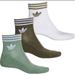 Adidas Accessories | 3 Pair Adidas Low Cut Socks | Color: Green/White | Size: Large