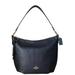 Coach Bags | Coach Skylar Pebble Leather Hobo Satchel Shoulder Bag In Black | Color: Black | Size: Os