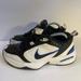 Nike Shoes | Nike Air Monarch Iv Black Blue Men's Size 8.5 Athletic Comfort Gym Shoes Sneaker | Color: Blue/White | Size: 8.5