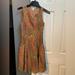 J. Crew Dresses | J.Crew Printed Sleeveless Tiered Dress Size 00 | Color: Orange/Pink | Size: 00