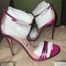 Gucci Shoes | Gucci Ankle Strap Heel Sandals Size 38.5 | Color: Pink | Size: 8.5