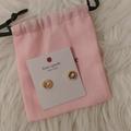 Kate Spade Jewelry | Firm! Nwt Kate Spade Spot The Spade Stud Earrings With Dust Bag | Color: Gold | Size: Os