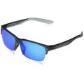 Nike Accessories | New Nike Cu3745 021 Dark Grey Maverick Free Sunglasses With Blue Mirror Lenses | Color: Blue/Tan | Size: Os