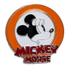 Disney Other | Disney World Land Mickey Mouse Head Orange Circle Expressions Trading Pin 2010 | Color: Orange | Size: Os