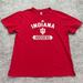 Adidas Shirts | Indiana Hoosiers Adidas T-Shirt Red White Spell Out Logo Cotton Crew Men L | Color: Red | Size: L