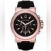 Michael Kors Accessories | Michael Kors Mk8184 Dylan Watch - Black/Rose Gold | Color: Black/Gold | Size: Os