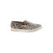 Steve Madden Flats: Slip On Platform Boho Chic Gray Snake Print Shoes - Women's Size 9 - Almond Toe