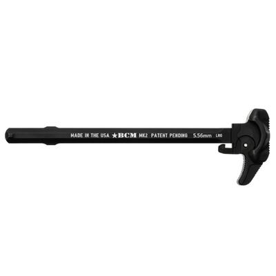 Bravo Company MFG Asymmetric MK2 Charging Handle Black Large BCM-GFH-MK2-LRG