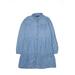 Lands' End Dress - Shirtdress: Blue Print Skirts & Dresses - Kids Girl's Size X-Large