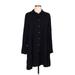 Old Navy Casual Dress - Shirtdress: Black Dresses - Women's Size Large