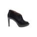 Antonio Melani Heels: Black Print Shoes - Women's Size 9 - Peep Toe