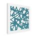 Trademark Fine Art Modern & Contemporary Casting The Net II On Canvas by Alonzo Saunders Painting Canvas, in Blue/White | Wayfair WAG35466-C2424GG