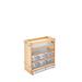 Rev-A-Shelf Wood Pull Out Vanity Organizer w/ Soft Close Wood/Plastic in Brown | 20.25 H x 8.39 W x 19.56 D in | Wayfair 448-VC20SC-8