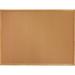 Lorell Wall Mounted Bulletin Board Wood/Cork in Brown | 48 H x 0.8 D in | Wayfair 19766