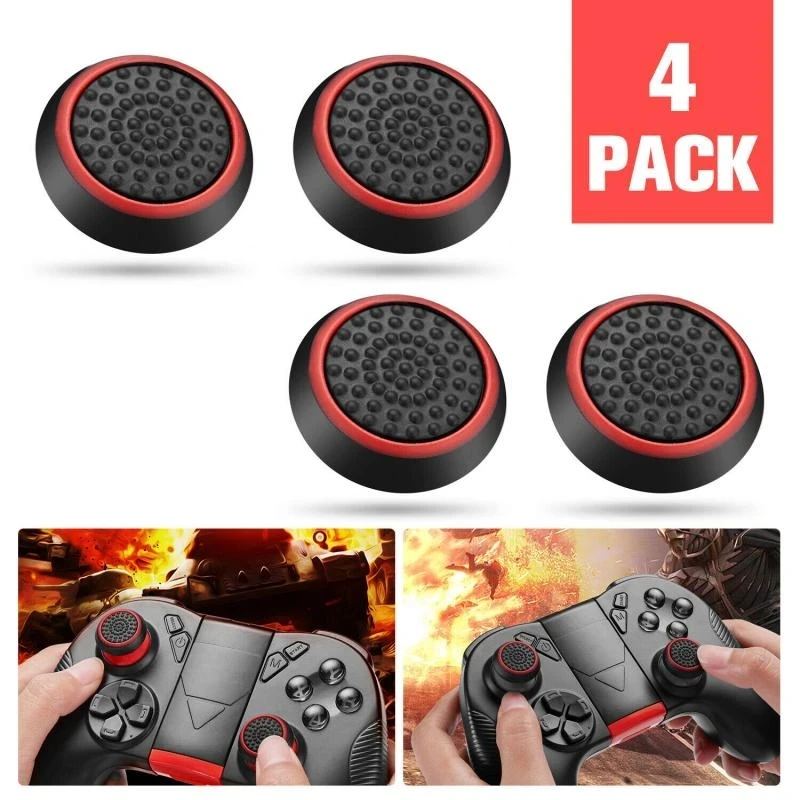 Joystick analogique en silicone non ald, capuchons de poignée de pouce, étuis pour manette PS3, PS4, PS5, Xbox 360, Xbox One Contrmatérielle, 4 pièces, 10 pièces