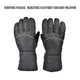 Gants d'équitation métropolitains noirs gants confortables imperméables dragonne élastique gants