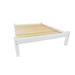 Red Barrel Studio® Anaaya Solid Wood Bed Frame Wood in White | 20 H x 66 W x 86 D in | Wayfair CFBFC7CB5D754800A7FE5915C4327F61
