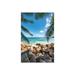 Highland Dunes Rock Formations w/ Palm Trees, Anse Lazio, Praslin Island, Seychelles On /Acrylic by Jan Becke /Acrylic | Wayfair