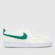 Nike court vision next nature trainers in green multi