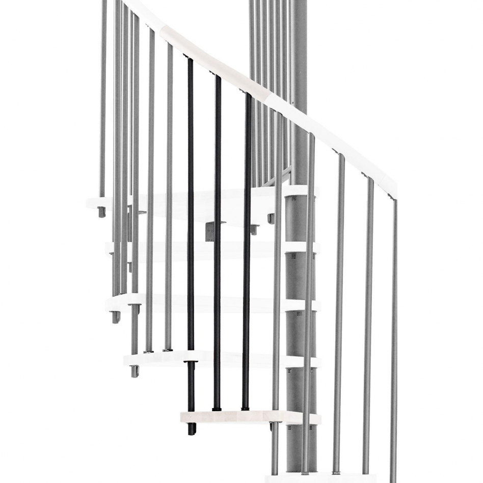 Minka Höhenerweiterung für Spiral Wood, 332 cm, 120 cm,Buche,Schwarz,weiß gebeizt & lackiert Image
