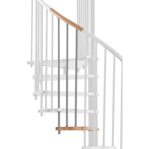 Minka Höhenerweiterung für Spiral Wood, 332 cm, 120 cm,Walnuss,Weiß