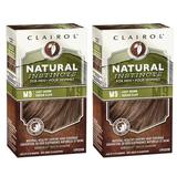 Pack of (2) Clairol Natural Instincts Semi-Permanent Hair Dye Kit for Men Light Brown