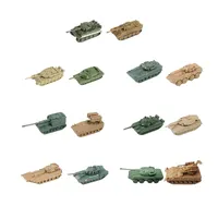 2x1:144 Panzer modell Sammlerstücke Gebäude modell mit Rotations-Fort-Puzzle für Display Tischs zene