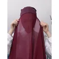 Sciarpa Hijab In Chiffon 2 In 1 con cappuccio interno In Jersey tutto In un vestito per le donne