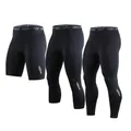 Pantaloni a compressione da uomo collant Cool Dry Leggings sport Baselayer collant da corsa collant