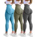 OQQ autunno e inverno XS - XL pantaloni da yoga abbigliamento sportivo e fitness da donna leggings sportivi attillati senza cuciture