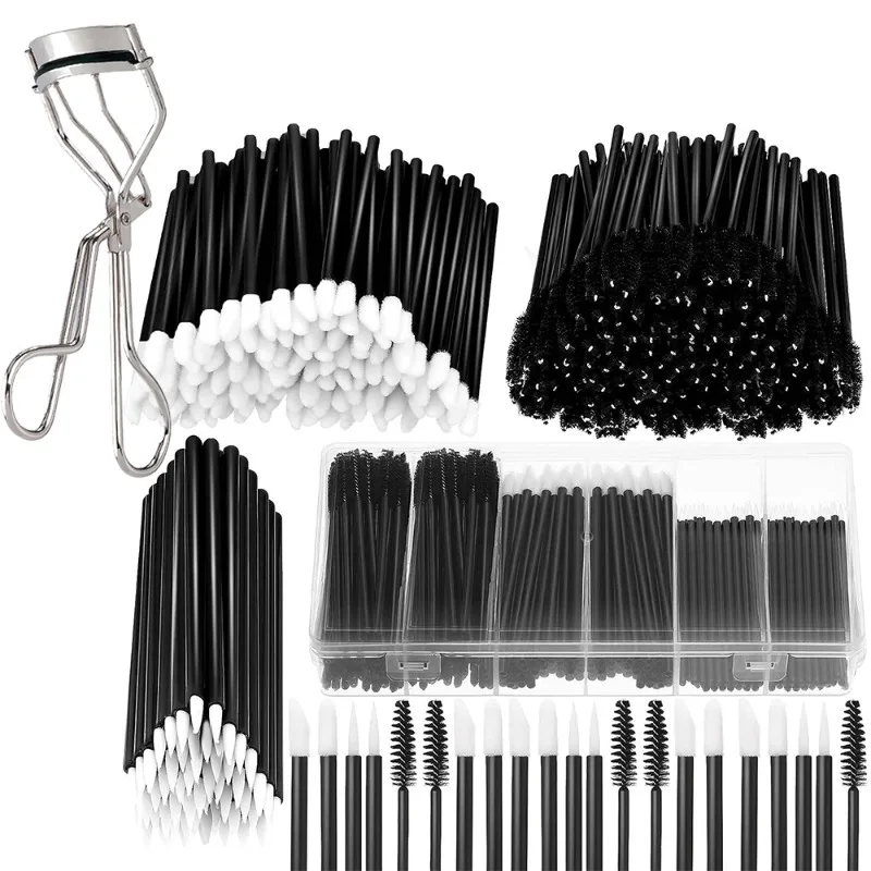 281-teiliges Make-up-Zubehör mit Make-up-Applikatoren, dreieckige Einweg-Lippenapplikatoren, Eyeliner-Pinsel, Make-up-Werkzeuge Image