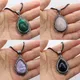 Collana di pietra naturale all'ingrosso collana di opale di cristallo a goccia d'acqua collana di ciondoli di moda regalo di guarigione Reiki