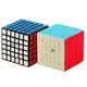 Qiyi Professional Speed cube schwarz und Stickerle 7x7x7 6x6x6 Magic Cube Mofangjiaoshi 4x4 5x5