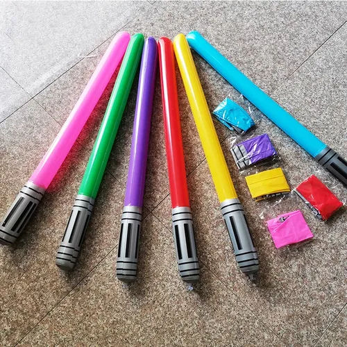 Neue Kinder aufblasbare Lichtschwert Laser Schwert Spielzeug 100cm aufblasbare Stick PVC aufblasbare