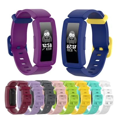 Ersatz weiches Silikon armband für Fitbit Ace 2 Kinder Smart Watch Band klassisches Armband für Fitbit inspirieren/inspirieren hr Armbänder