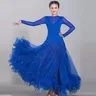 9 colori abiti da ballo da sala da ballo di alta qualità stile semplice blu Tango valzer gonna da