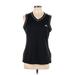 Adidas Active Tank Top: Black Solid Activewear - Women's Size Large