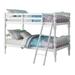 ACME Homestead Wood Bunk Bed Separable Platform Bed with Ladder