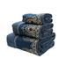 Marina Decoration Premium Luxury Decor Ultra Soft 100% Cotton Sheer Lace Bathroom Modern Embroidered 3 Piece Towel Set