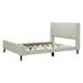 Upholstered Velvet Twin/Full/Queen Size Platform Bed with Headboard & Footboard for Kids Bedroom, No Box Spring Needed